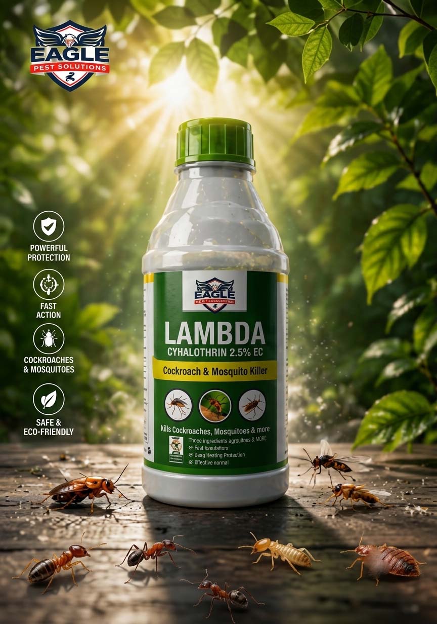 Eagle Lambda Cyhalothrin 2.5% EC – Cockroach & Mosquito Killer Spray