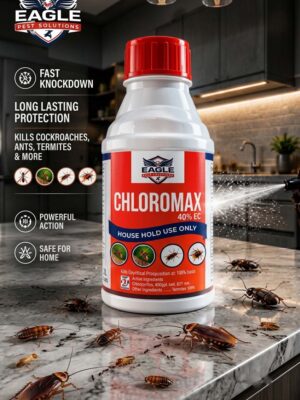 Chloromax 40% EC – Cockroach, Ant & Termite Killer for Household Use
